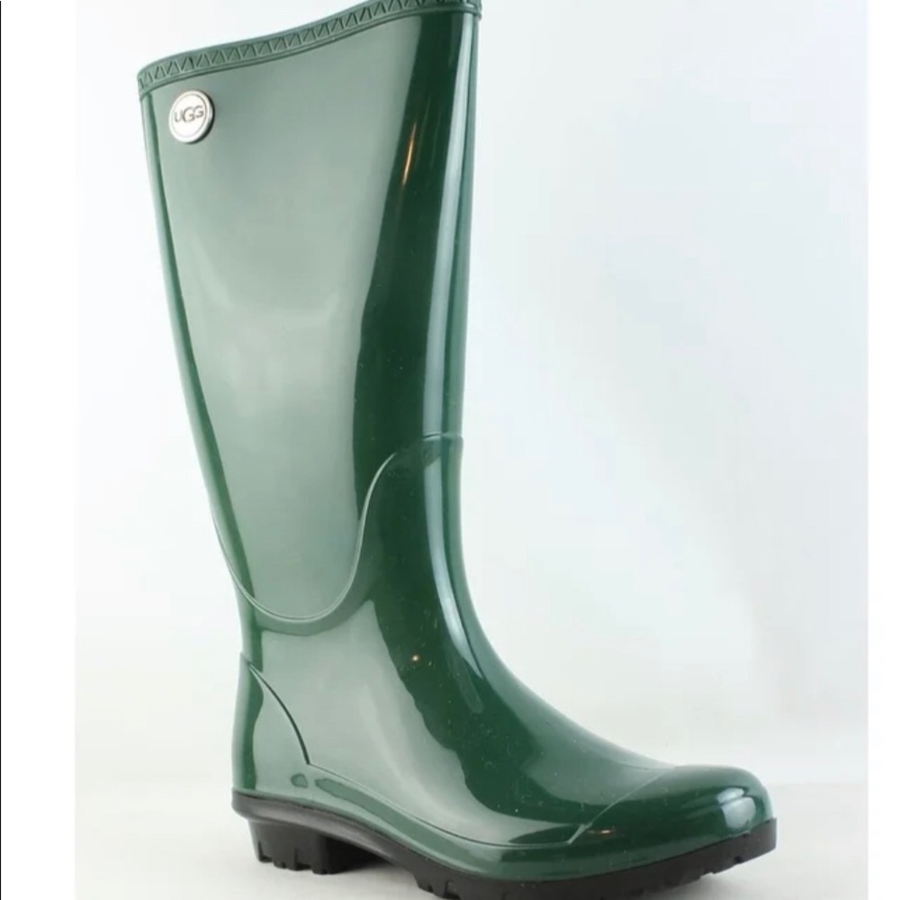 UGG rain boots in green